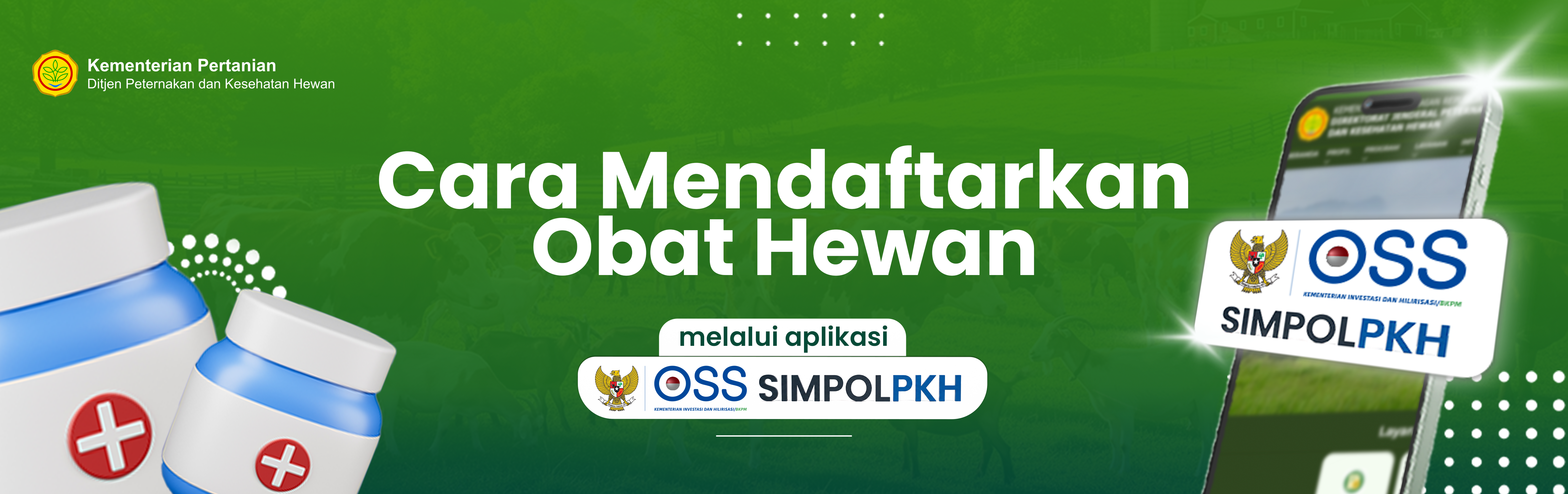 CARA MENDAFTARKAN OBAT HEWAN MELALUI APLIKASI OSS SIMPOL PKH