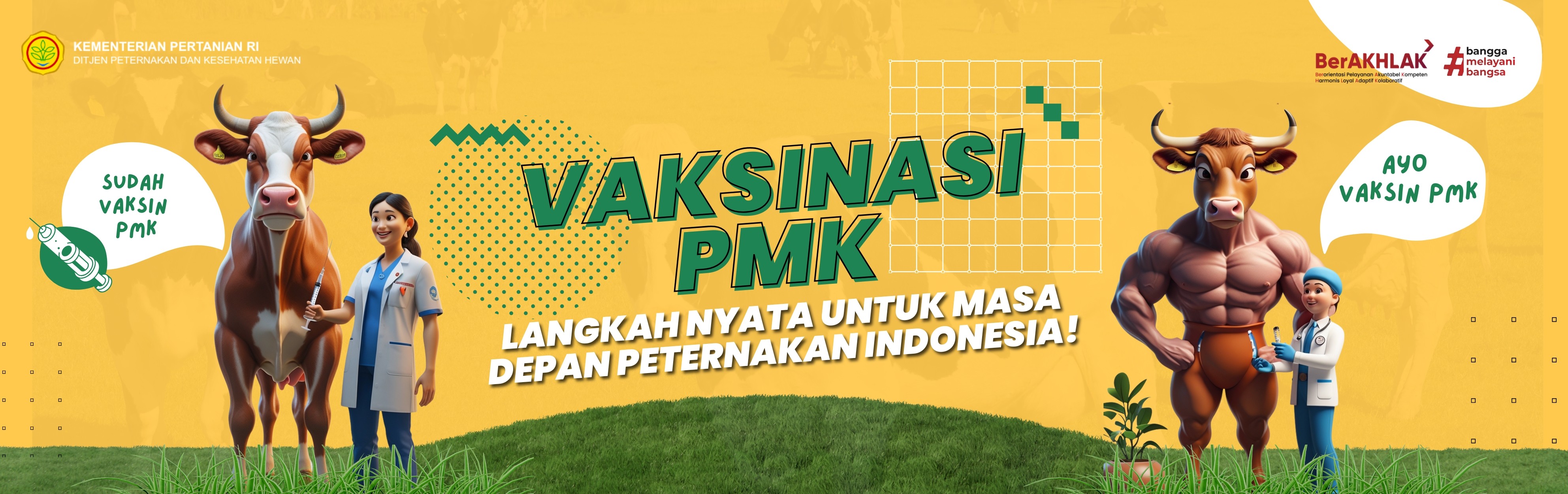 VAKSINASI PMK LANGKAH NYATA UNTUK MASA DEPAN PETERNAKAN INDONESIA 