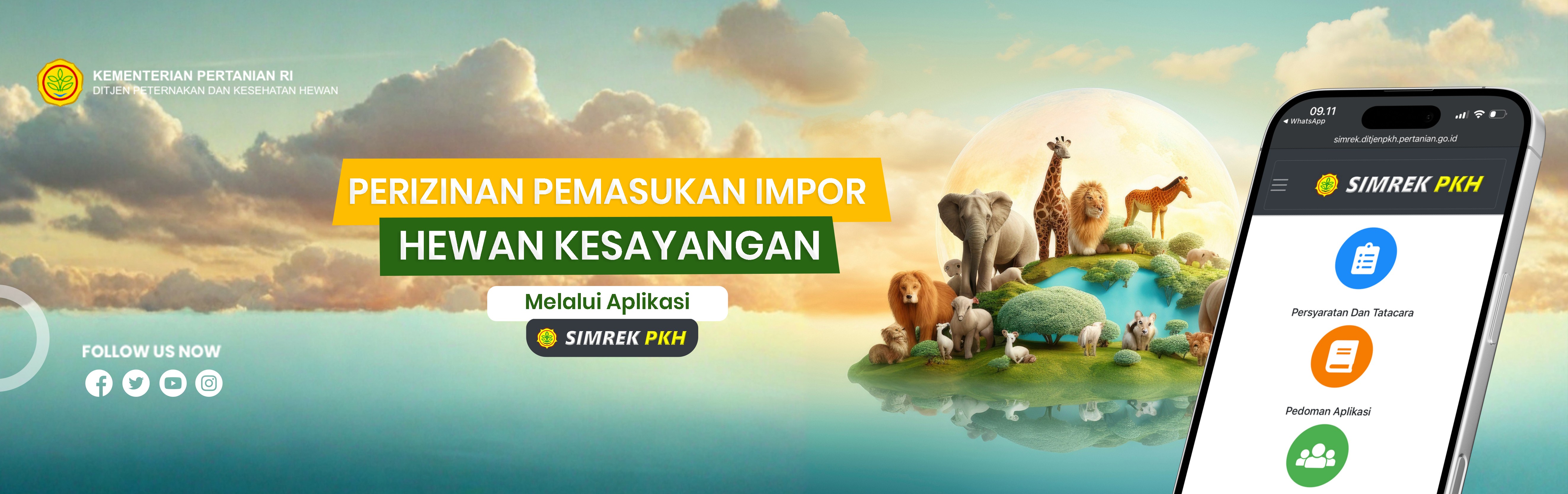 Perizinan Pemasukan Impor Hewan Kesayangan melalui Aplikasi SIMREK PKH