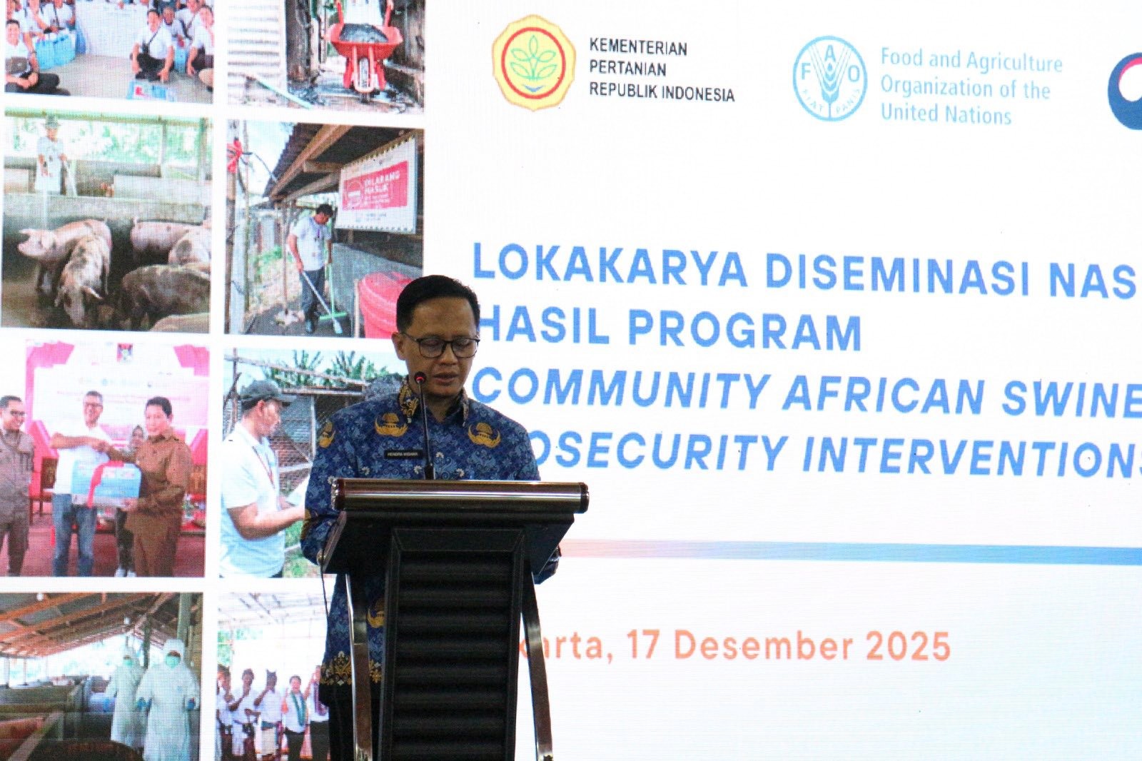 Kementan Paparkan Keberhasilan Program Biosekuriti Peternak Babi Skala Kecil untuk Kendalikan ASF