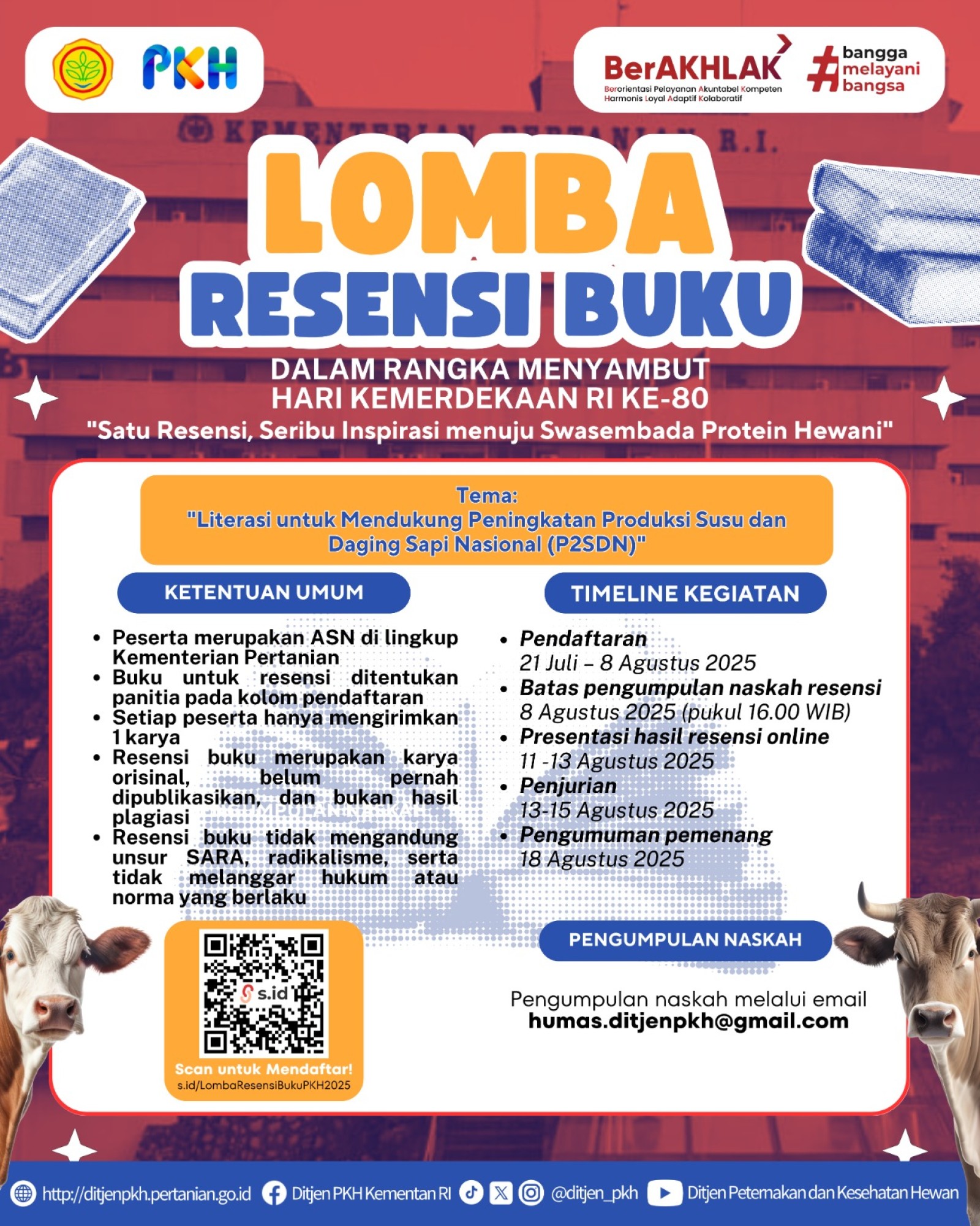 Lomba Resensi Buku Dalam rangka Menyambut Hari Kemerdekaan RI ke 80