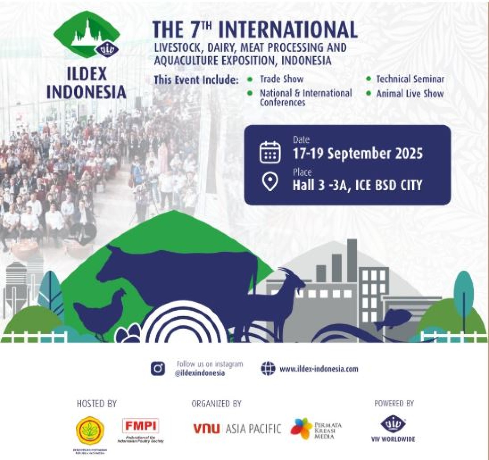 Pameran Ildex Indonesia di ICE BSD  17 sd 19 September 2025