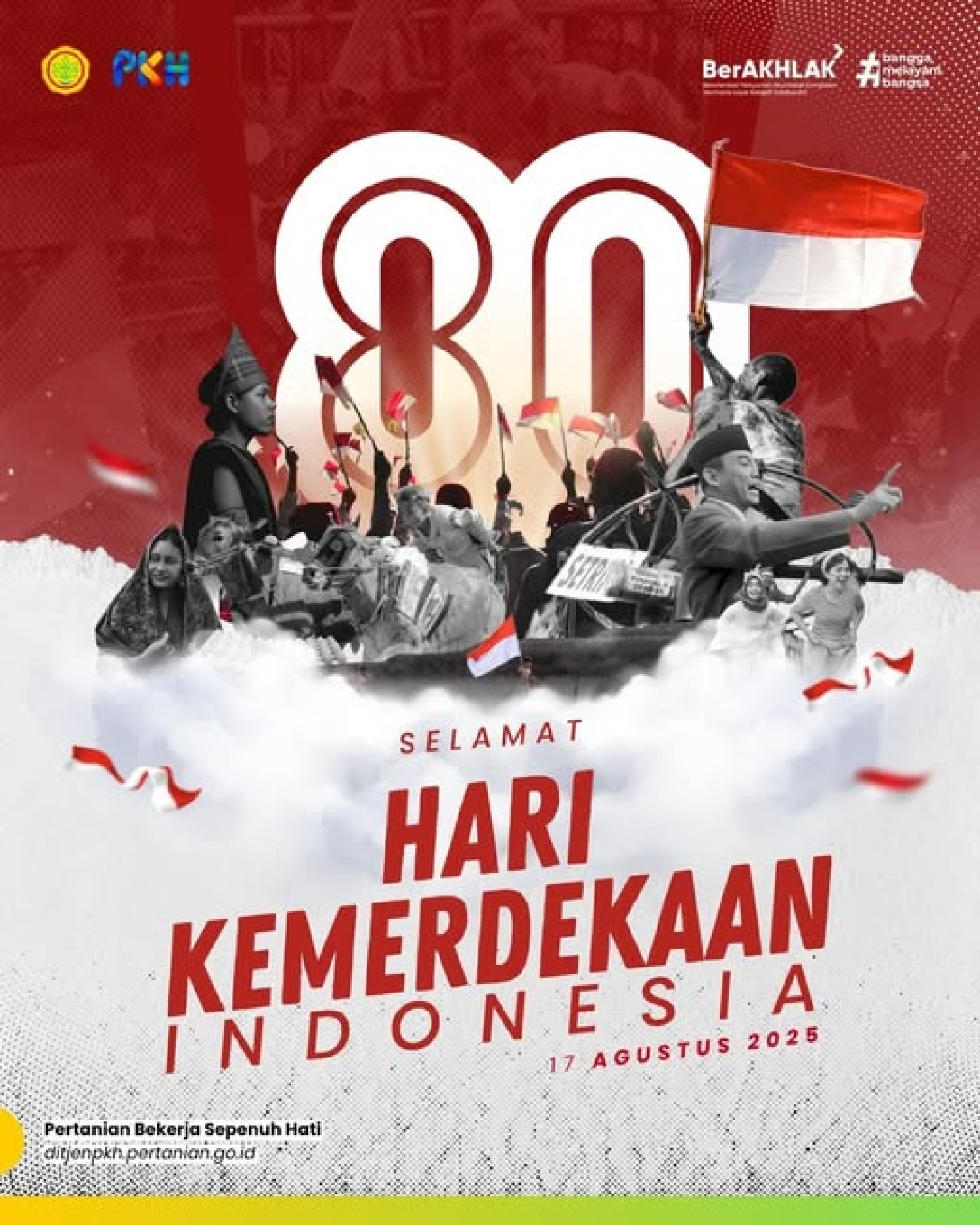 Upacara 17 Agustus 2025 di Lapangan Kementan