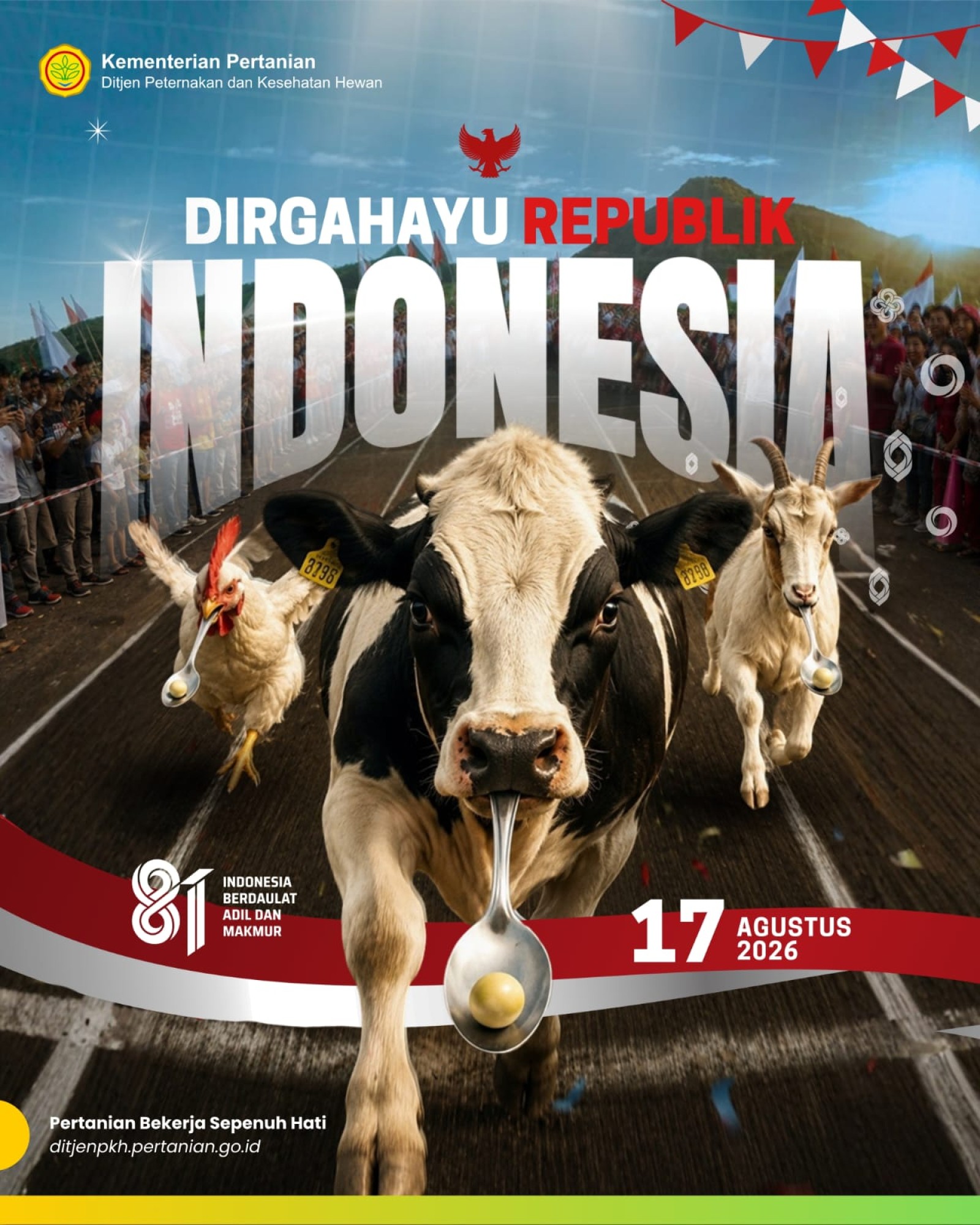 Proklamasi Kemerdekaan ke-81 pada tanggal 17 Agustus 2026 di Jakarta