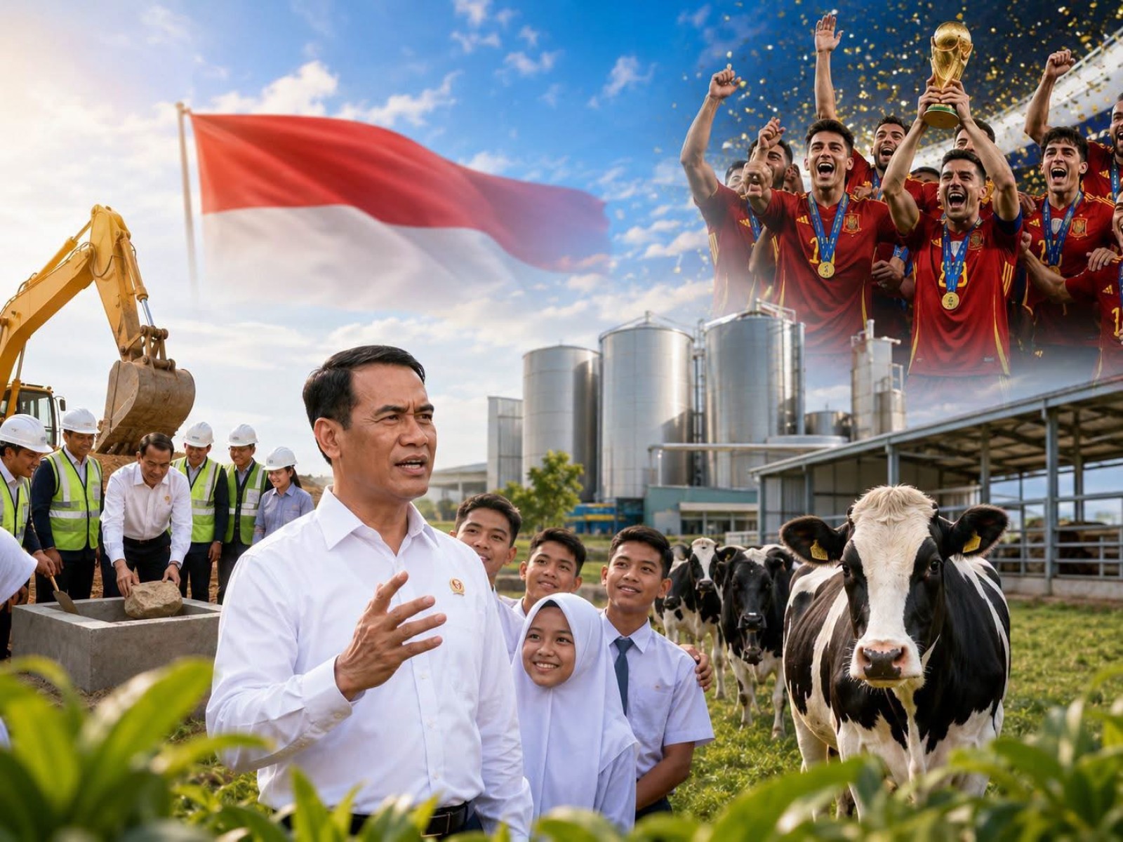 Terinspirasi Piala Dunia, Mentan Amran Tegaskan Susu sebagai Fondasi Unggul Indonesia