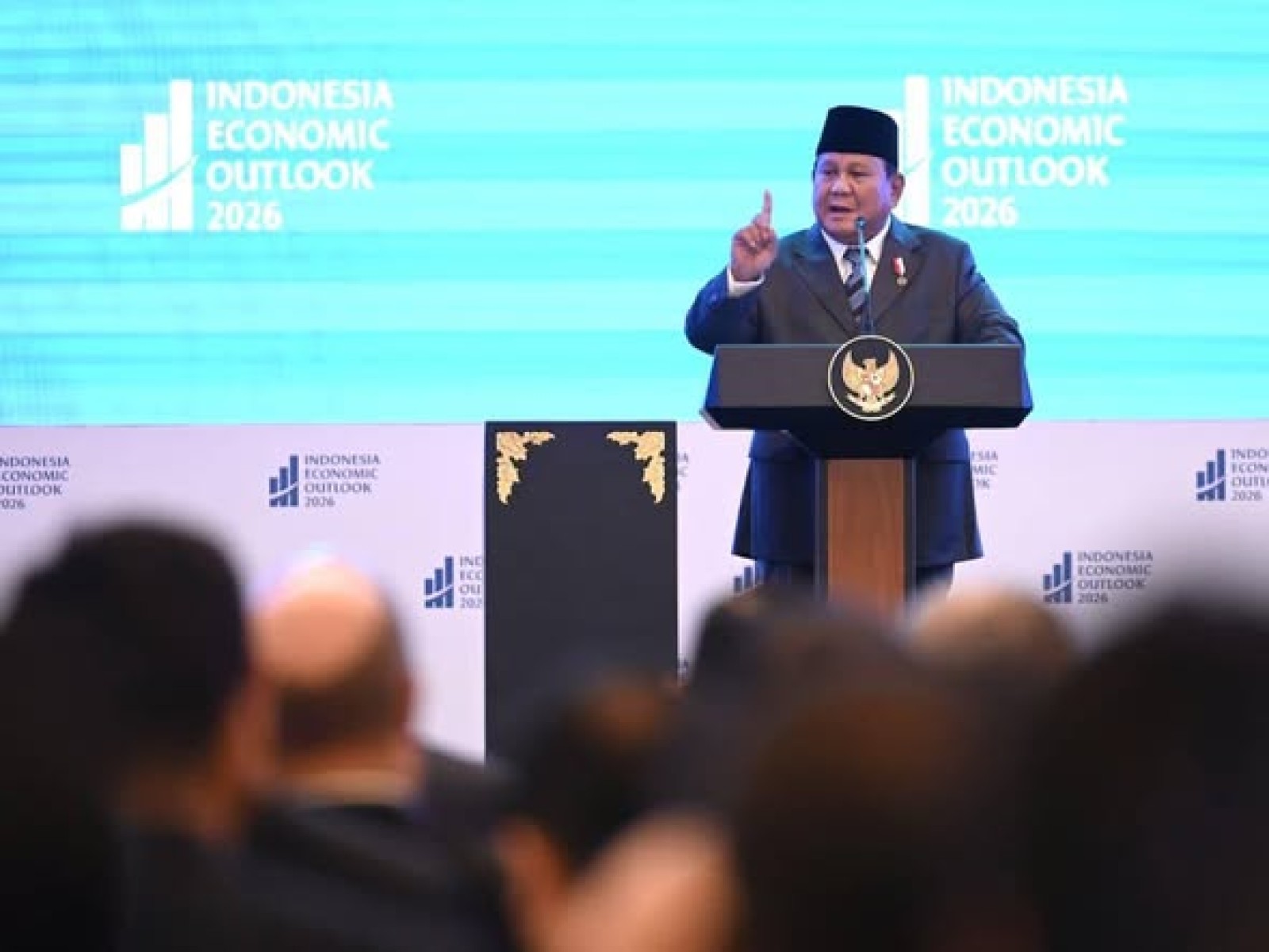 Di Indonesia Economic Outlook 2026, Presiden Soroti Keberhasilan Swasembada Beras