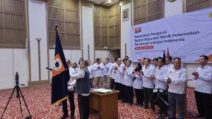 Persatuan Insinyur Indonesia (PII) Lantik Pengurus Badan Kejuruan Teknik Peternakan di Kantor Kementan